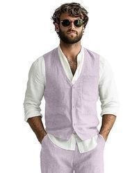 Gilet violet clair
