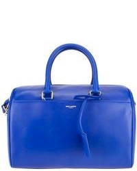 Grand sac en cuir bleu Saint Laurent
