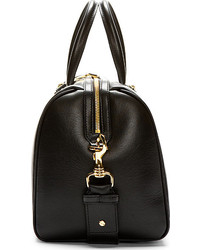 Grand sac en cuir noir Versace