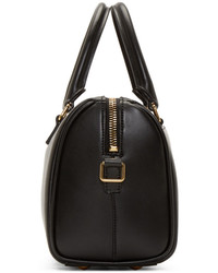 Grand sac en cuir noir Saint Laurent