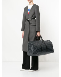Grand sac en cuir noir Louis Vuitton Vintage