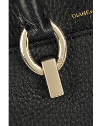 Grand sac en cuir noir Diane von Furstenberg