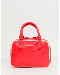 Grand sac en cuir rouge Claudia Canova