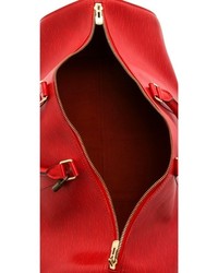 Grand sac en cuir rouge WGACA