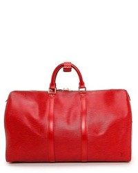 Grand sac en cuir rouge WGACA