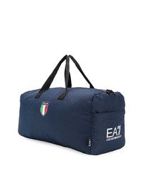 Grand sac en toile bleu marine Ea7 Emporio Armani