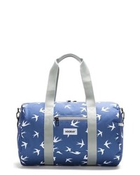 Grand sac en toile bleu