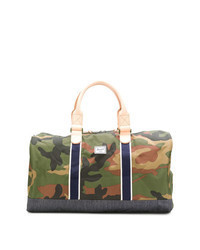 Grand sac en toile camouflage olive