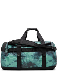 Grand sac en toile imprimé tie-dye noir