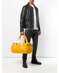 Grand sac en toile jaune Diesel