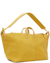 Grand sac en toile jaune Jacquemus