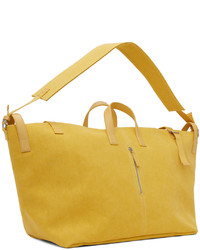 Grand sac en toile jaune Jacquemus