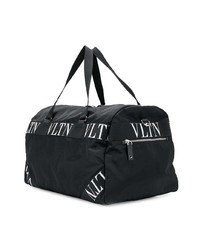 Grand sac en toile noir et blanc Valentino