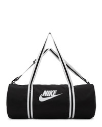 Grand sac en toile noir et blanc Nike