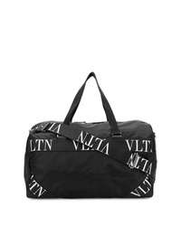 Grand sac en toile noir et blanc Valentino