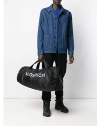 Grand sac en toile noir Woolrich