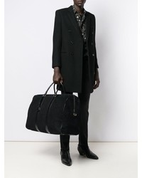 Grand sac en toile noir Saint Laurent