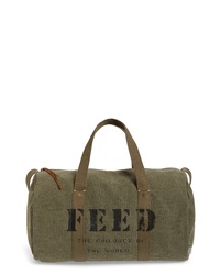 Grand sac en toile olive