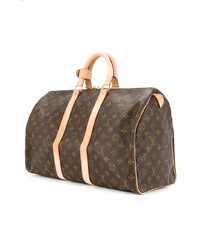 Grand sac marron Louis Vuitton Vintage