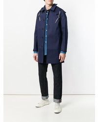 Imperméable bleu marine MACKINTOSH