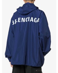 Imperméable bleu marine Balenciaga