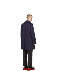 Imperméable bleu marine Lanvin