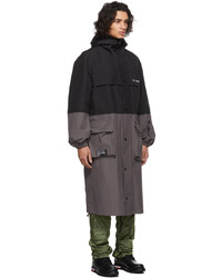 Imperméable noir Moncler Genius