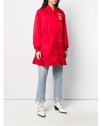 Imperméable rouge Moschino