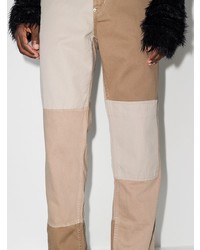 Jean à patchwork beige Helmut Lang