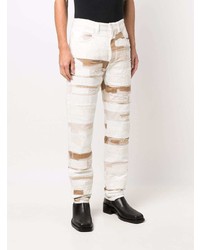 Jean à patchwork blanc Givenchy