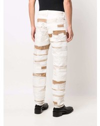 Jean à patchwork blanc Givenchy