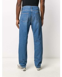Jean à patchwork bleu Moschino