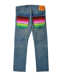 Jean à patchwork bleu Junya Watanabe MAN