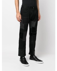 Jean à patchwork noir Junya Watanabe MAN