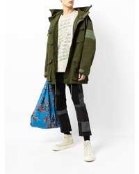 Jean à patchwork noir Junya Watanabe MAN