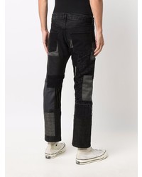 Jean à patchwork noir Junya Watanabe MAN