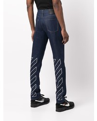 Jean bleu marine Off-White