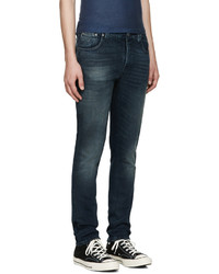 Jean bleu marine Nudie Jeans