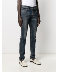 Jean bleu marine Saint Laurent