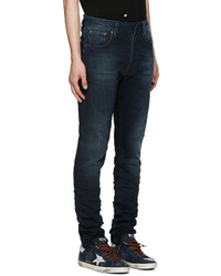 Jean bleu marine Nudie Jeans