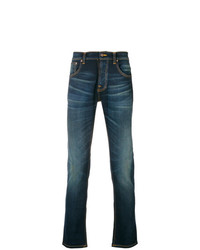 Jean bleu marine Nudie Jeans Co