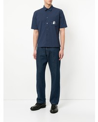 Jean bleu marine Raf Simons