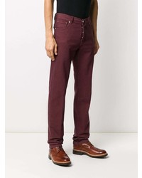 Jean bordeaux Kiton