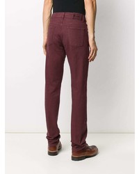 Jean bordeaux Kiton