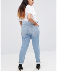 Jean boyfriend bleu clair Asos