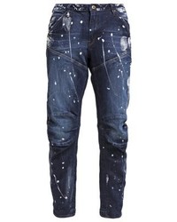 Jean boyfriend bleu
