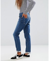 Jean boyfriend bleu Asos