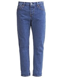 Jean boyfriend bleu
