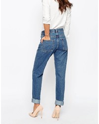 Jean boyfriend bleu Asos