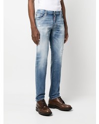 Jean brodé bleu clair DSQUARED2